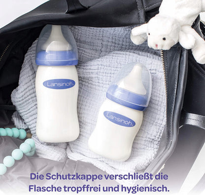 LANSINOH Flaschen 160 ml x2 Sauger S