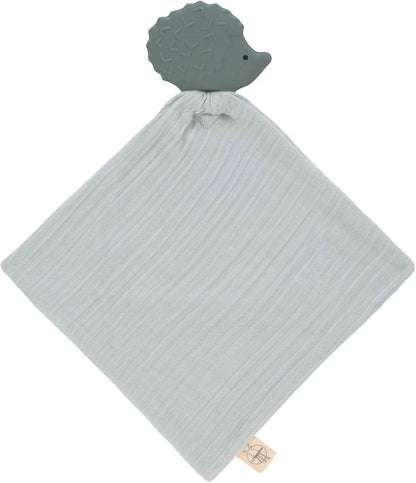 LASSIG hedgehog comfort blanket and teether