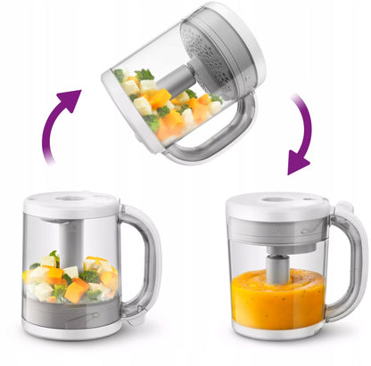 PHILIPS AVENT SCF883/01 4w1 parowar mikser 1000ml – zdjęcie produktu 8