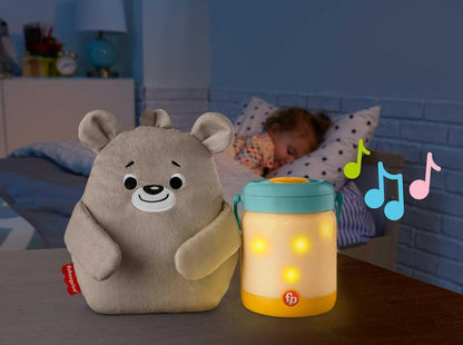 FISHER-PRICE peluche calmante suoni proiettore luce con lucciole