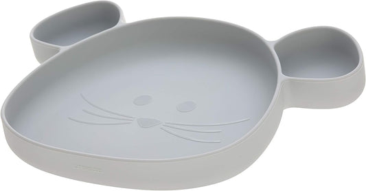 LASSIG Little Chums piatto in silicone con ventosa