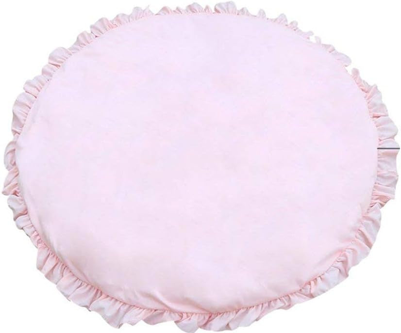 OLDPAPA Spielmatte Rüschen Teppich 100cm