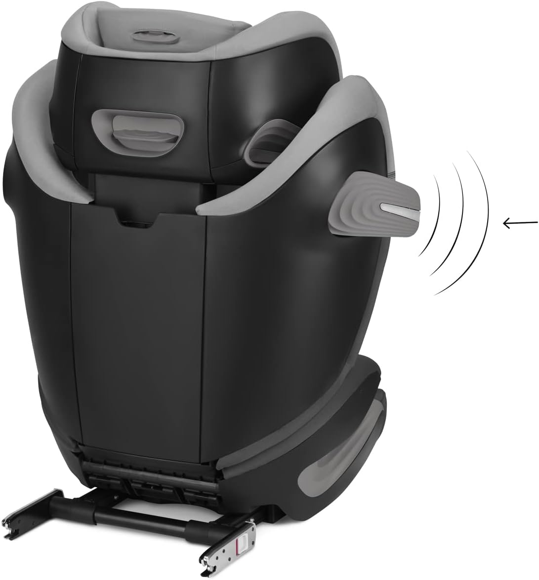 Cybex Solution S2 i-Fix fotelik samochodowy 100-150cm / 15-50kg z ochroną boczną L.S.P. i ISOFIX, Lava Grey