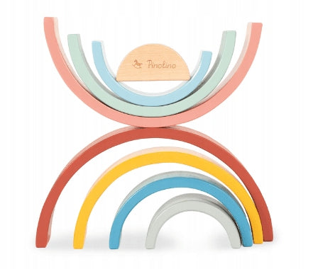 PINOLINO arc-en-ciel en bois Ruby MONTESSORI 12m+