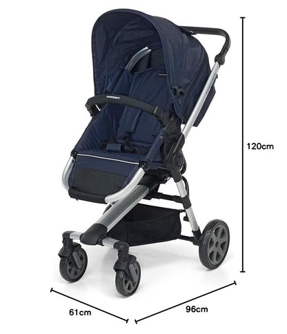 FOPPAPEDRETTI Supertres passeggino per neonati 3 in 1