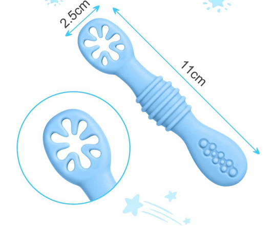 VICLOON zestaw silikonowych łyżeczek do pokarmów stałych 4 sztuki 11 cm