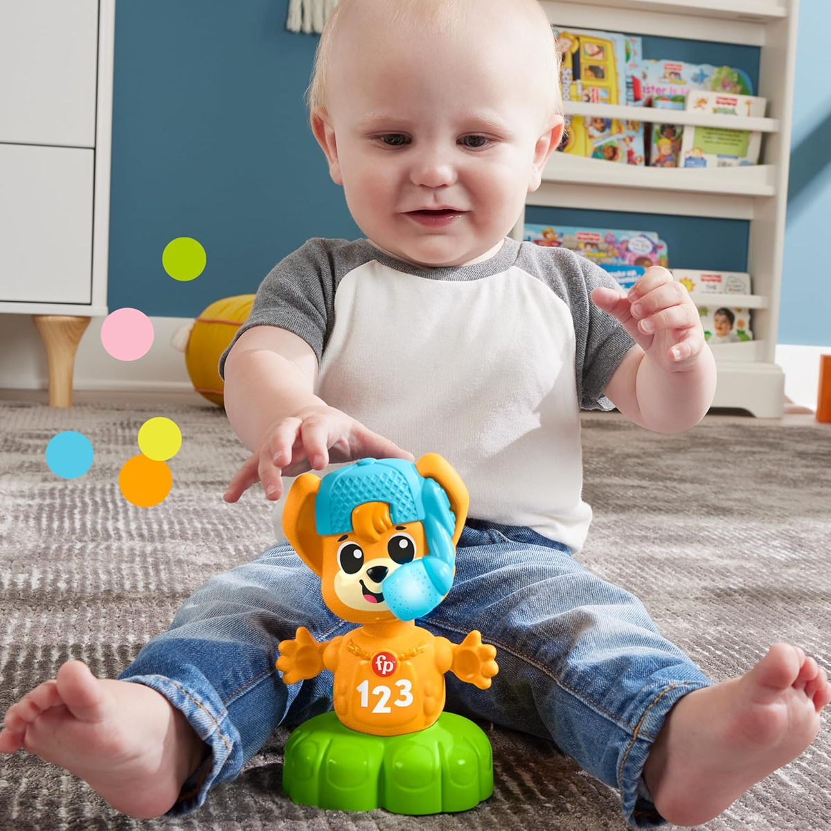 FISHER-PRICE Animal Band interaktivní LIŠKA italský jazyk
