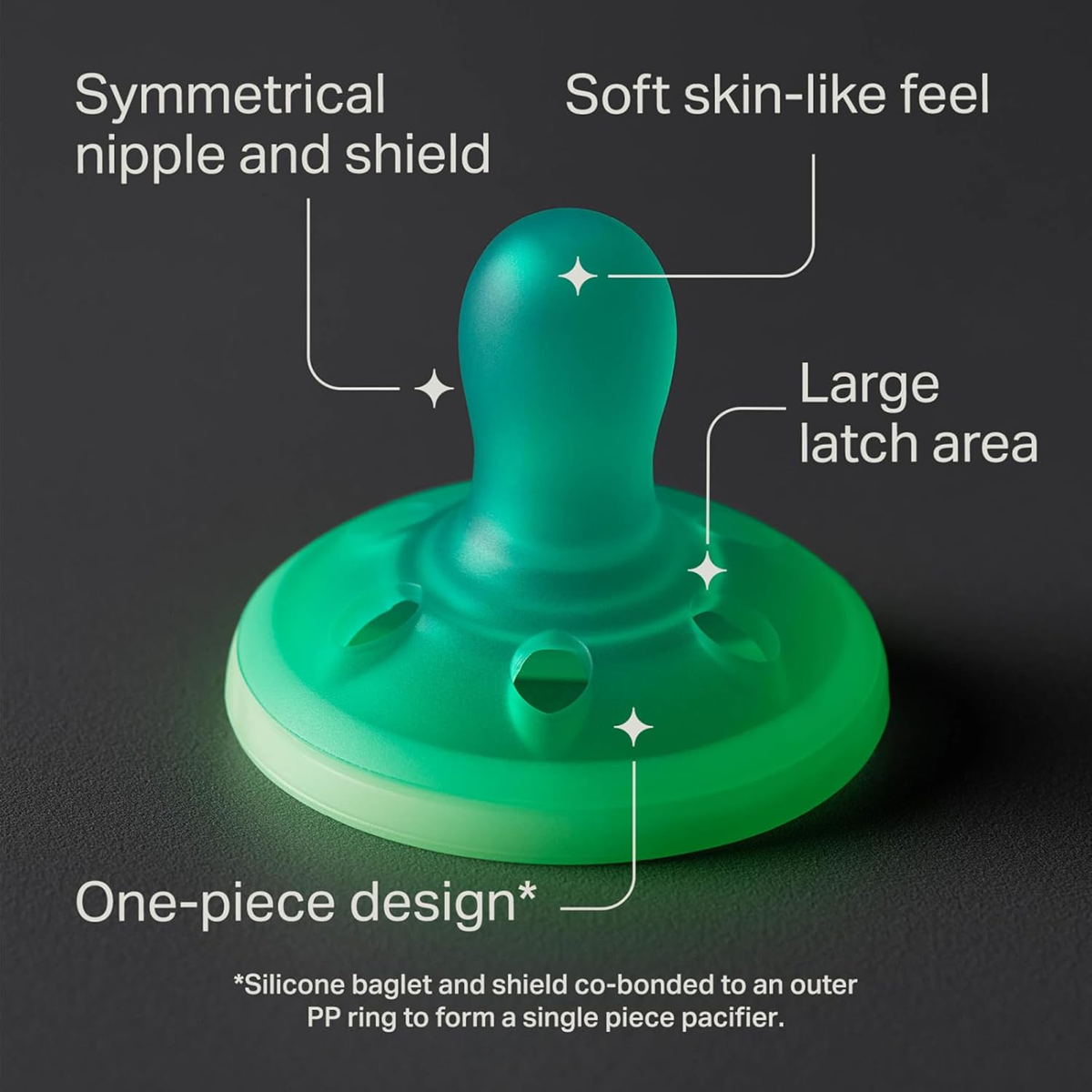 TOMMEE TIPPEE Breast Like fopspeen x4 0-6mnd GLOEIEND