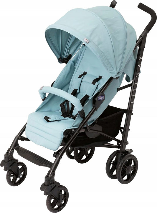 CHICCO LITEWAY wózek spacerowy do 22kg lekki, kompaktowy wózek Chicco LiteWay 4 w kolorze błękitnym