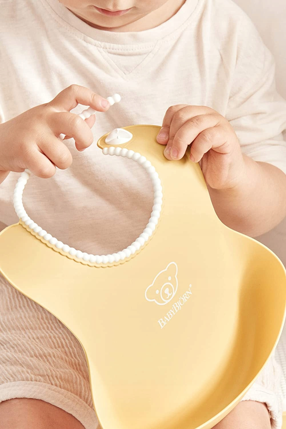 BABYBJORN śliniak silikonowy z kieszonką x2