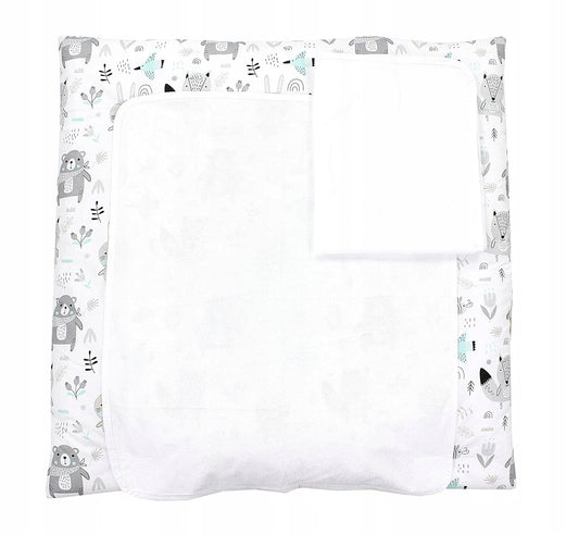 TUPTAM fasciatoio morbido con 2 coperture 75x50 cm