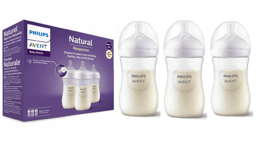 PHILIPS AVENT Natural RESPONSE butelka 260 ml 1msc+ x3 – zdjęcie produktu 2