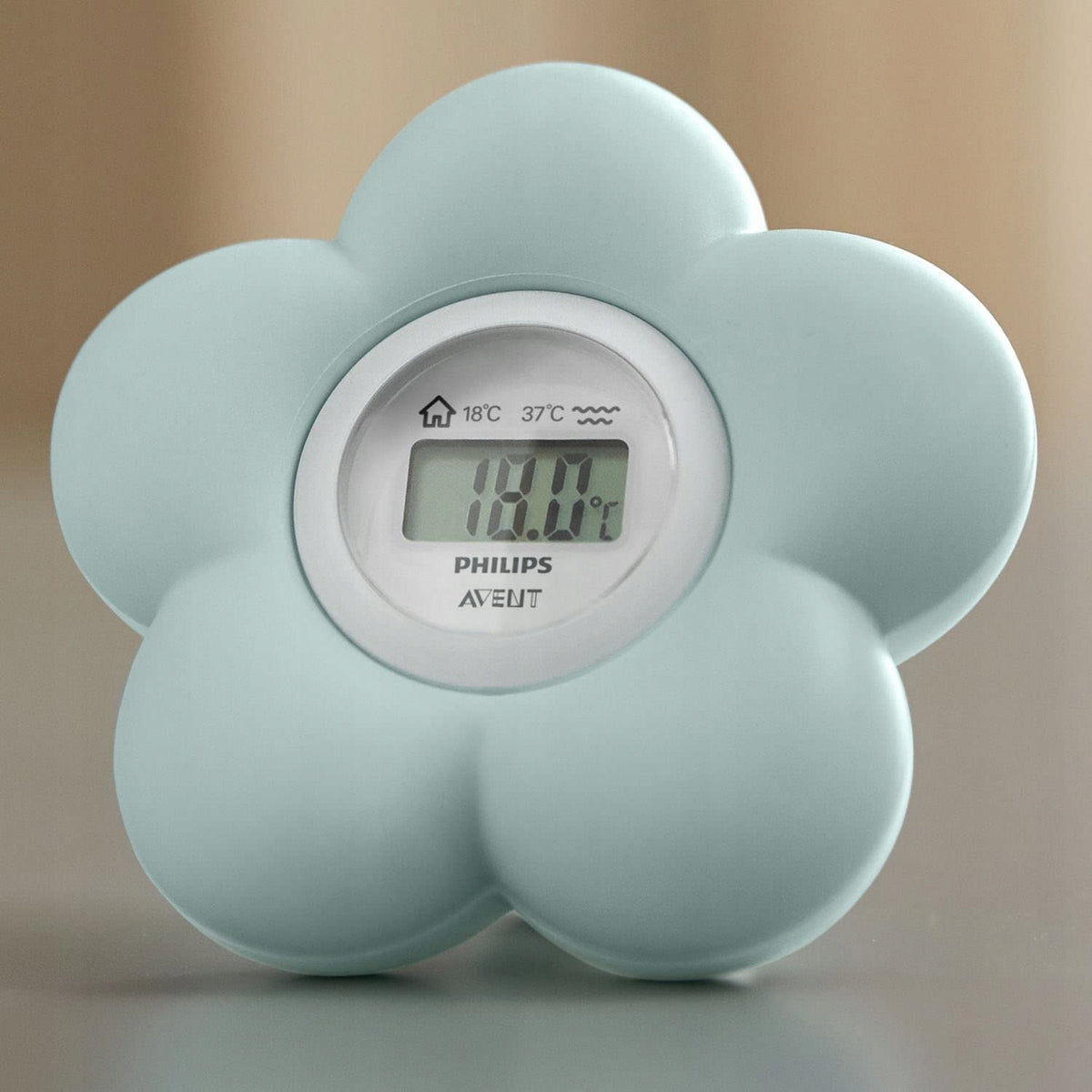 PHILIPS AVENT SCH480 termometr 2w1 woda otoczenie, miętowy cyfrowy termometr kąpielowy z wyświetlaczem