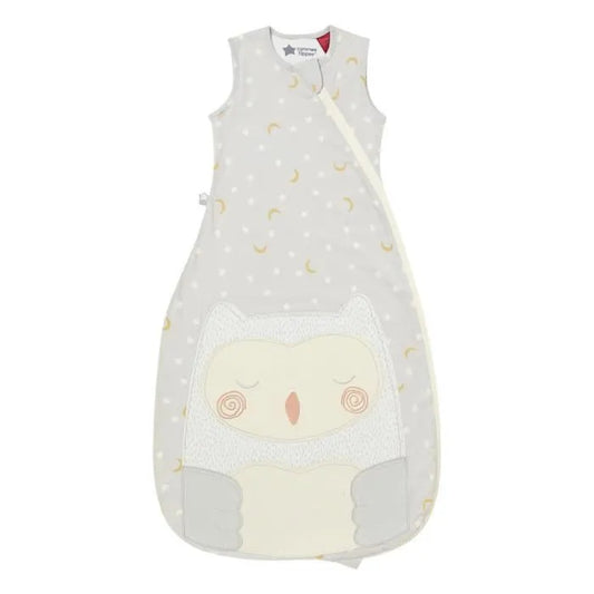 TOMMEE TIPPEE śpiworek 1TOG 6-18msc GROBAG z uroczym wzorem sowy, miękki śpiworek do spania dla niemowląt