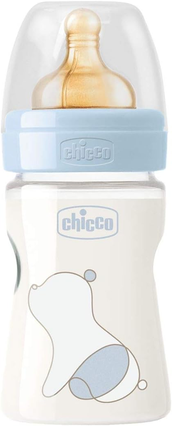 CHICCO Original Touch μπιμπερό 150 ml λάτεξ θηλή αργή ροή 0+