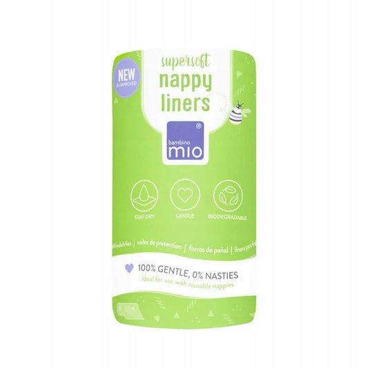 BAMBINO MIO nappy liners bibułki do pieluszek 100