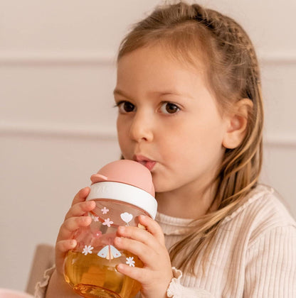 MEPAL Straw Cup pohár proti rozliatiu so slamkou 9 m+ 300 ml LÚKA