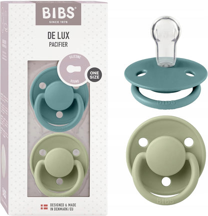 BIBS DE LUX Schnuller 2er-Pack 0–3 Jahre SILIKON