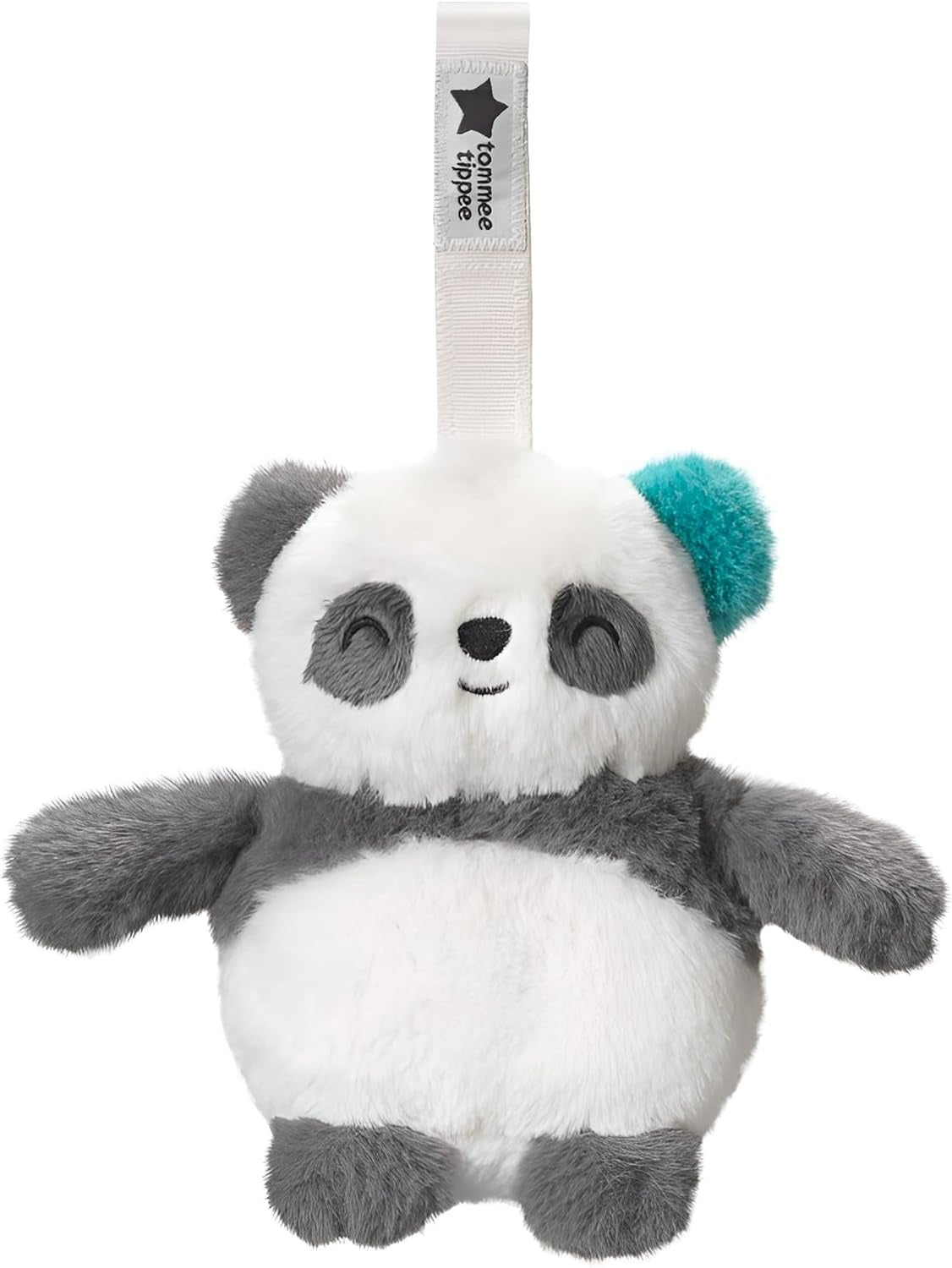 TOMMEE TIPPEE PipPanda zawieszka do wózka z pozytywką i lampką 12 cm – biało-szary długość 12 cm zasilanie akumulatorowe…