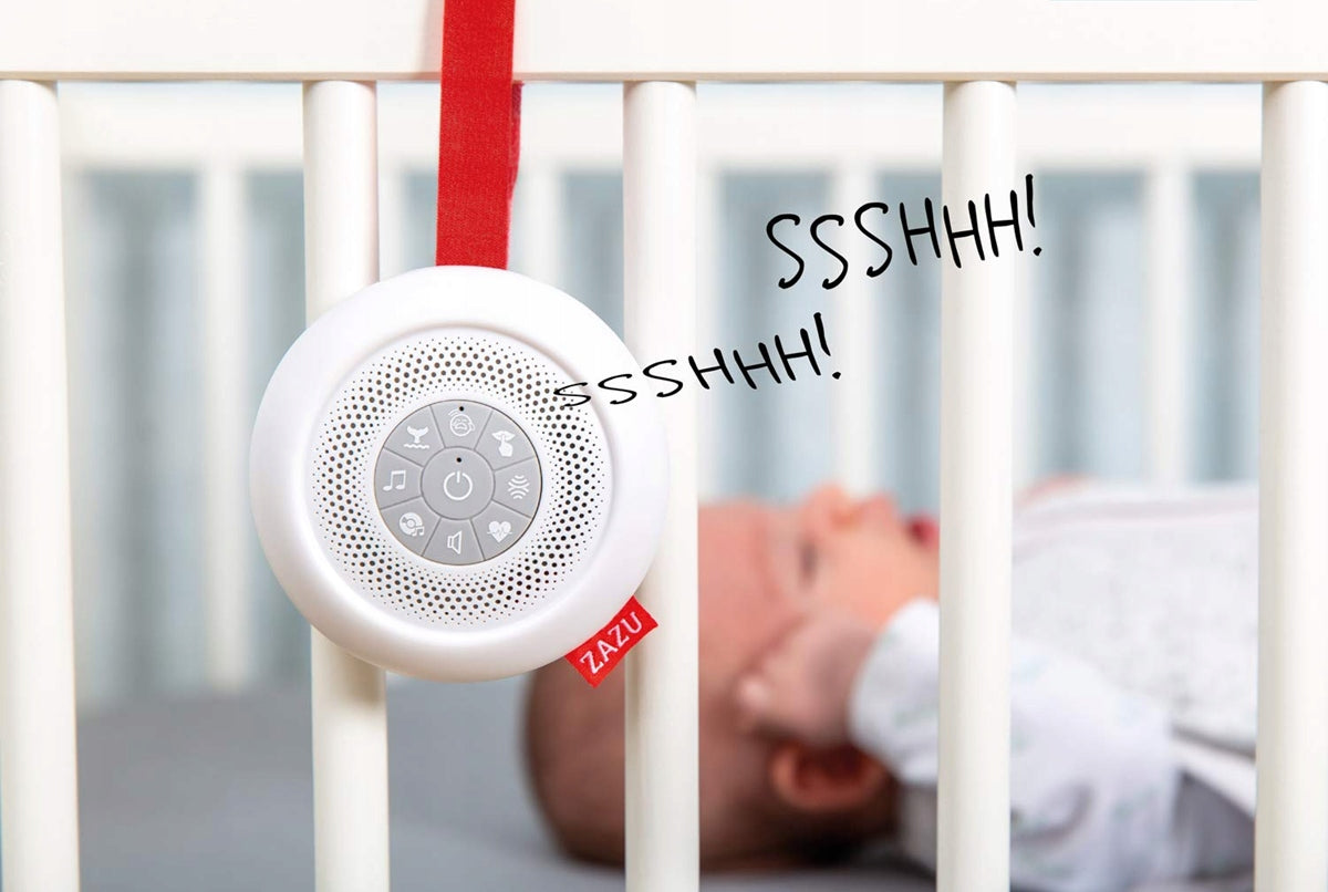 ZAZU Suzy calmant compact portabil pentru copii cu cutie muzicală 6 sunete