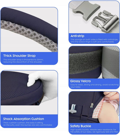 NOSIDEŁKO ergonomiczne z pasem biodrowym 3w1 – zdjęcie produktu 2
