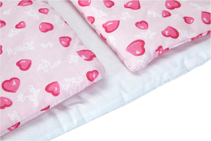 PINOLINO 3-piece bedding set for a doll's crib, 53 x 25 cm