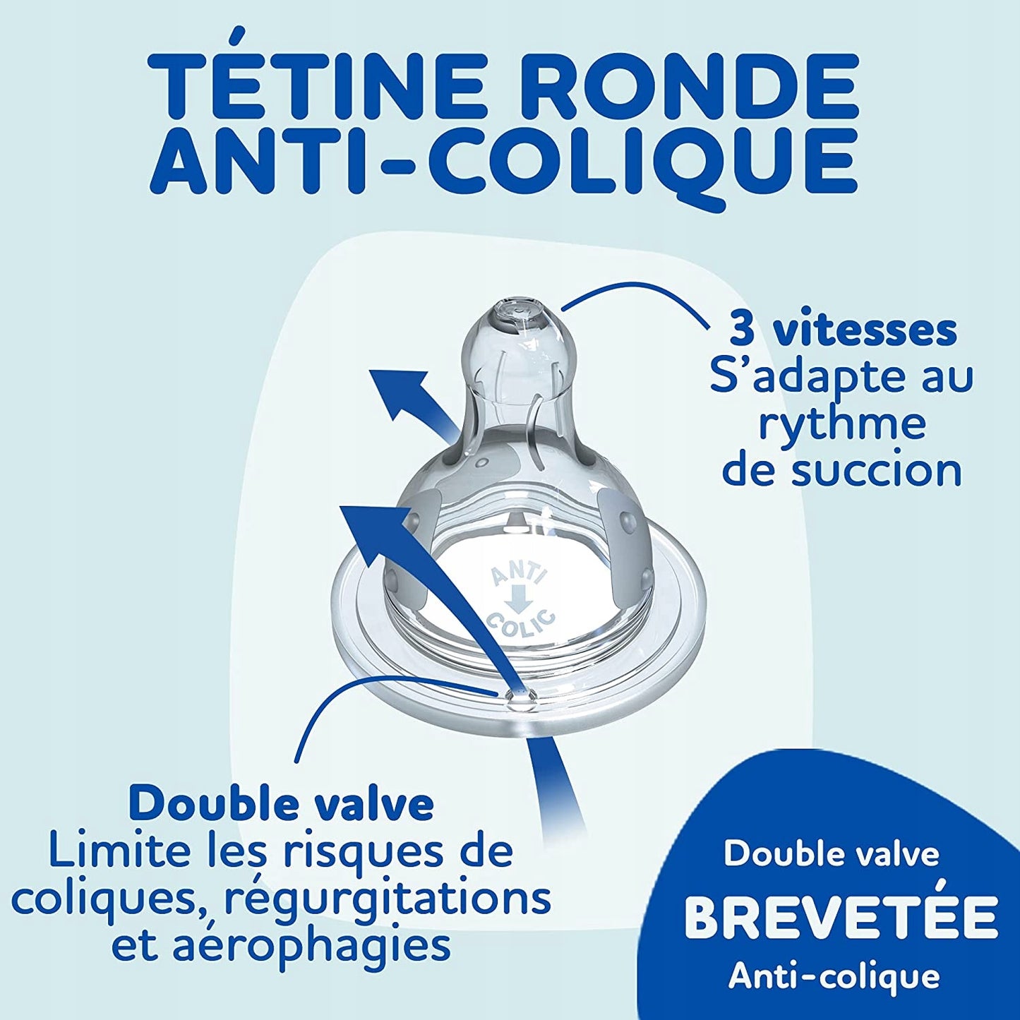 DODIE butelka antykolkowa 270 ml 0-6m – zdjęcie produktu 3
