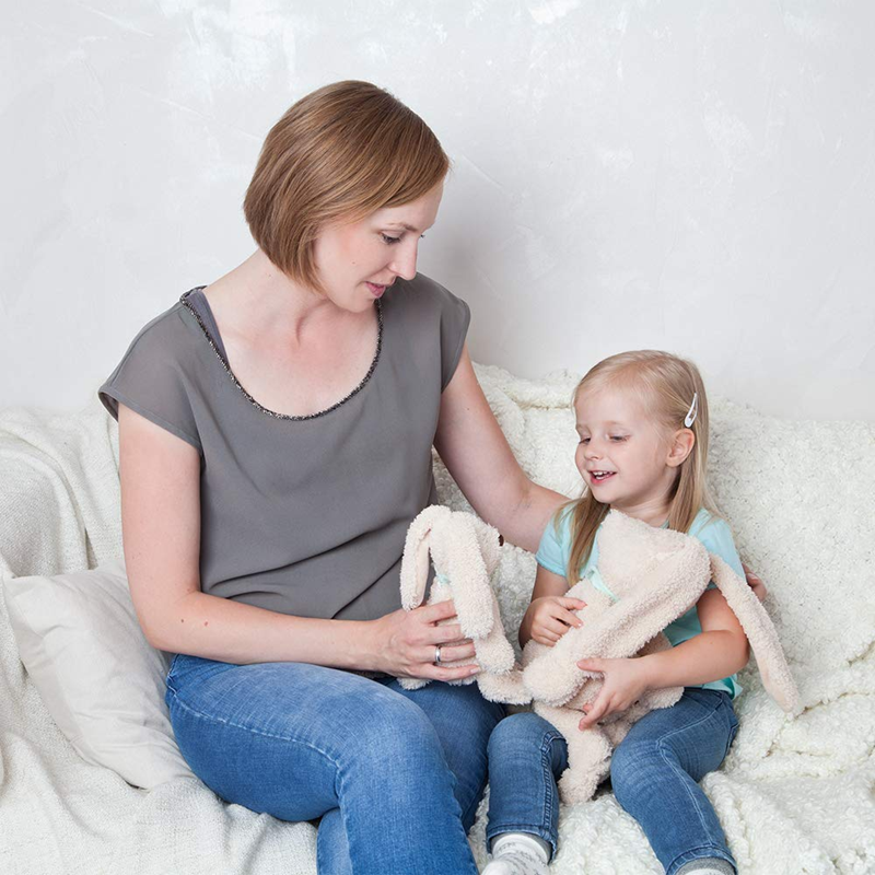GRUNSPECHT bawełniany termofor z ziarnami rzepaku 34 cm MAMA – zdjęcie produktu 3