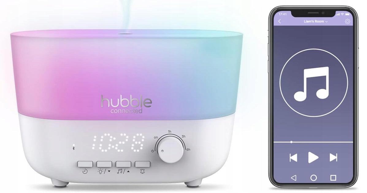 HUBBLE Misthumidifiersmartphone not includedcolour whitewidth 11 cm, length 19 cm, height 12 cmtank capacity