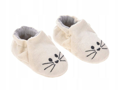 LASSIG Litle Chums Cat BABYSCHUHE aus Bio-Baumwolle + Beutel