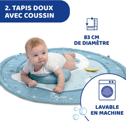CHICCO Tapis d'éveil Enjoy Colors 3-en-1 + Projecteur