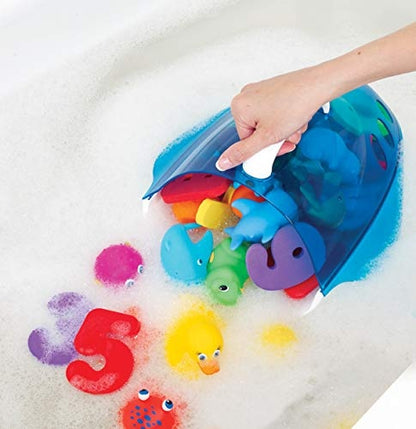 Munchkin Bath Toy Scoop cestino blu per giochi da bagno