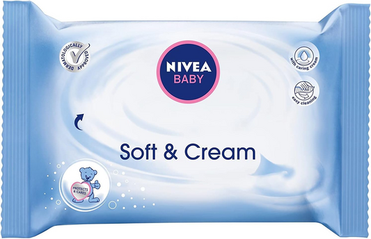 NIVEA BABY salviettine umidificate SOFT&CREAM x63