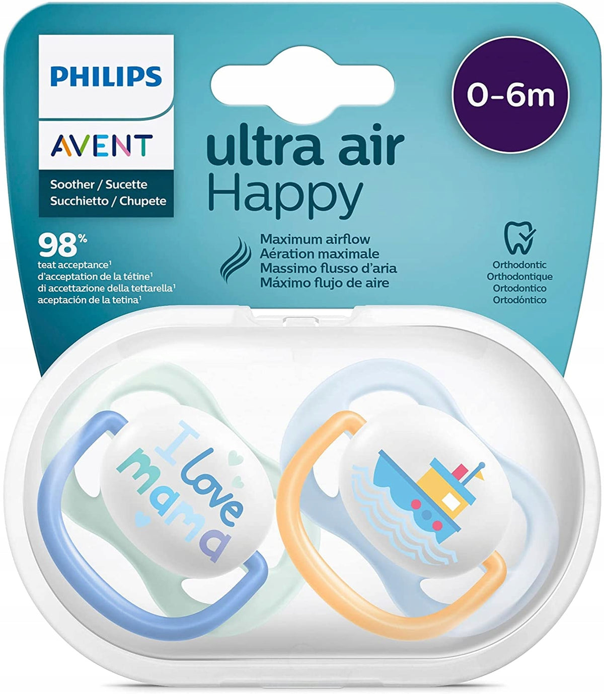 PHILIPS AVENT Ultra Air soothers.that feels comfortable