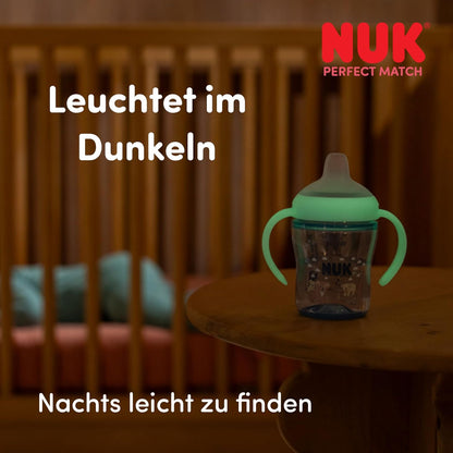 NUK Perfect Match kubek niekapek 150ml 6m+ ŚWIECI W CIEMNOŚCI – zdjęcie produktu 5