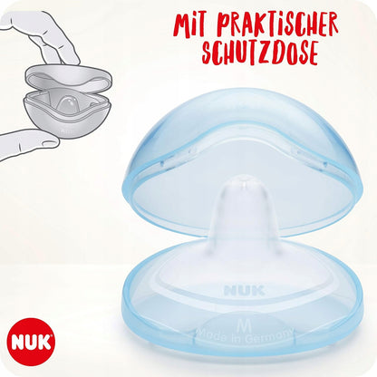 NUK protectores para pezones de lactancia 20mm talla M x2