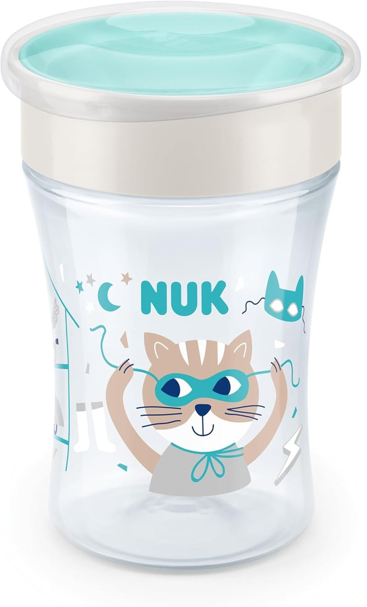 NUK Magic Cup cană anti-vărsare cu muștiuc 360° 230 ml 8 m+