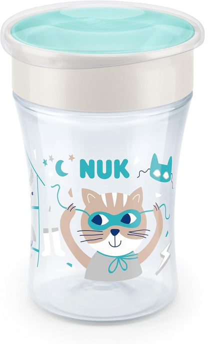 NUK Magic Cup cană anti-vărsare cu muștiuc 360° 230 ml 8 m+