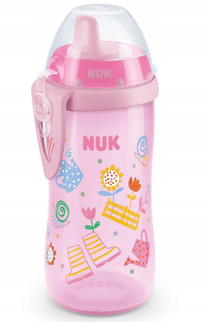 NUK Kiddy Cup Flasche mit Clip 300 ml
