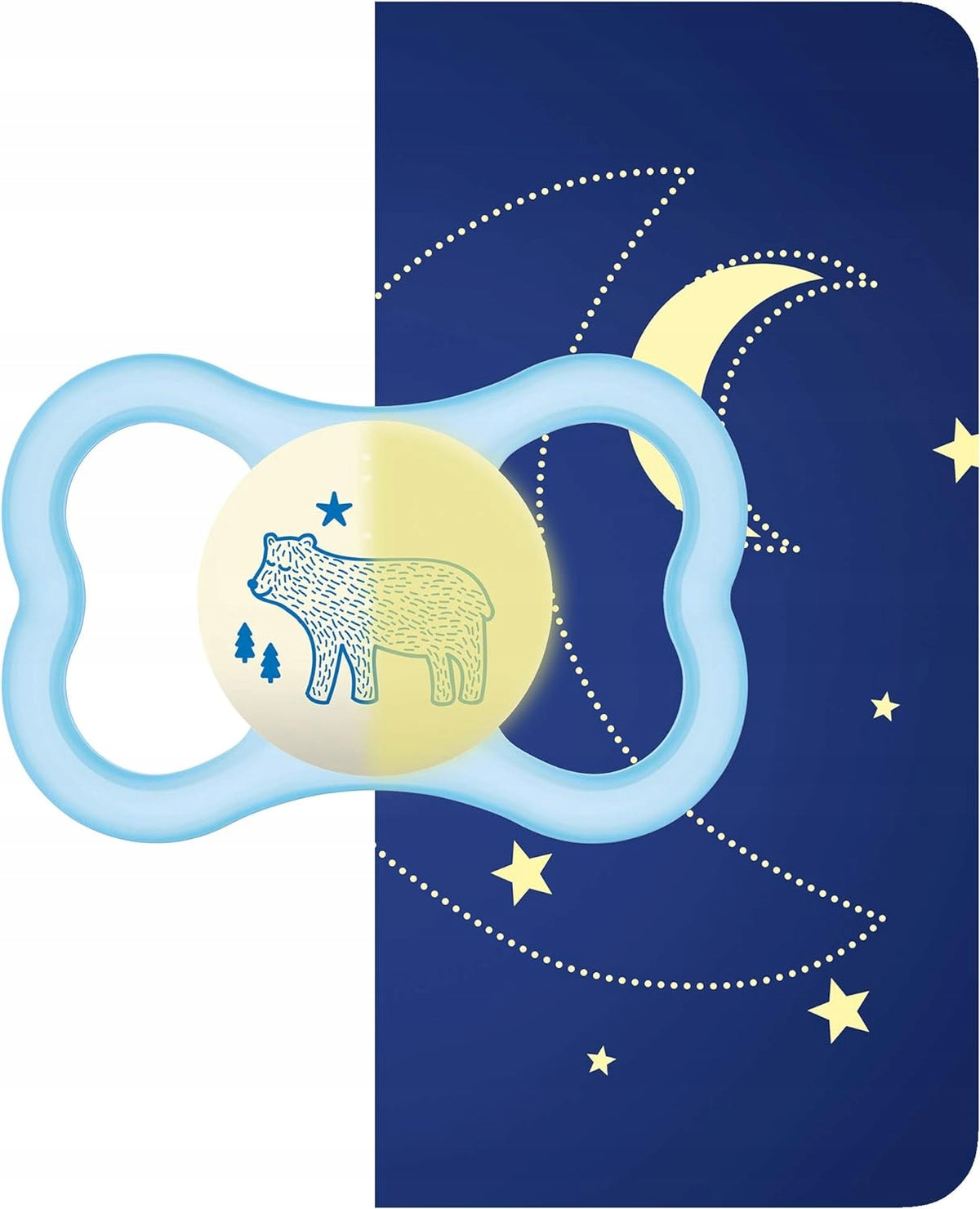 MAM AIR NIGHT sucette apaisante x2 16m+ BRILLE DANS LE NOIR