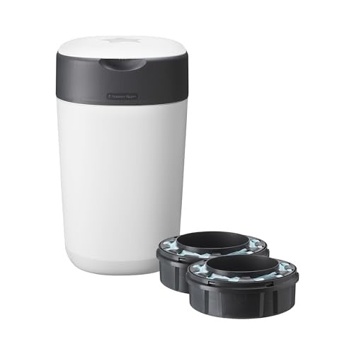 Tommee Tippee Twist&Click diaper disposal bin + 2 refills