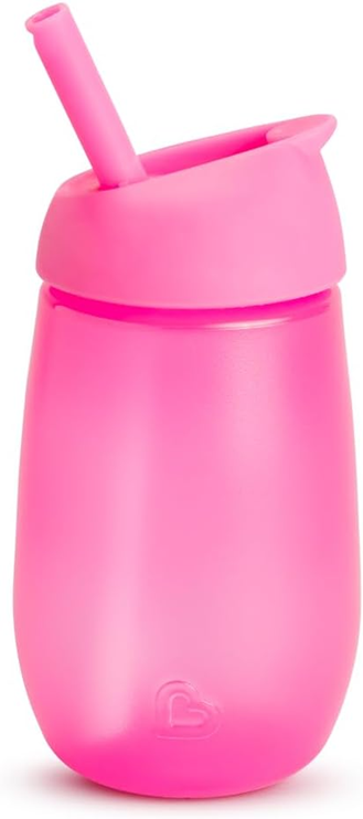 MUNCHKIN Simple Clean kubek niekapek ze słomką  12 m+ 296 ml