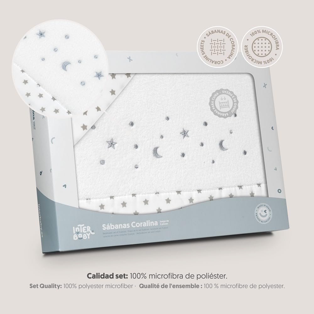 INTERBABY komplet pościeli do łóżeczka 60x120 cm Coralina – zdjęcie produktu 5
