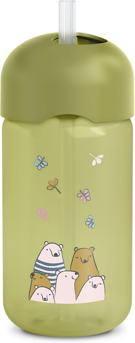 SUAVINEX Straw Trainer Cup kubek niekapek ze słomką 340 ml 18 m+