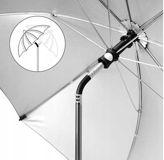 RIOGOO ombrellino protettivo per passeggino diametro 73cm protezione UV 50+ impermeabile