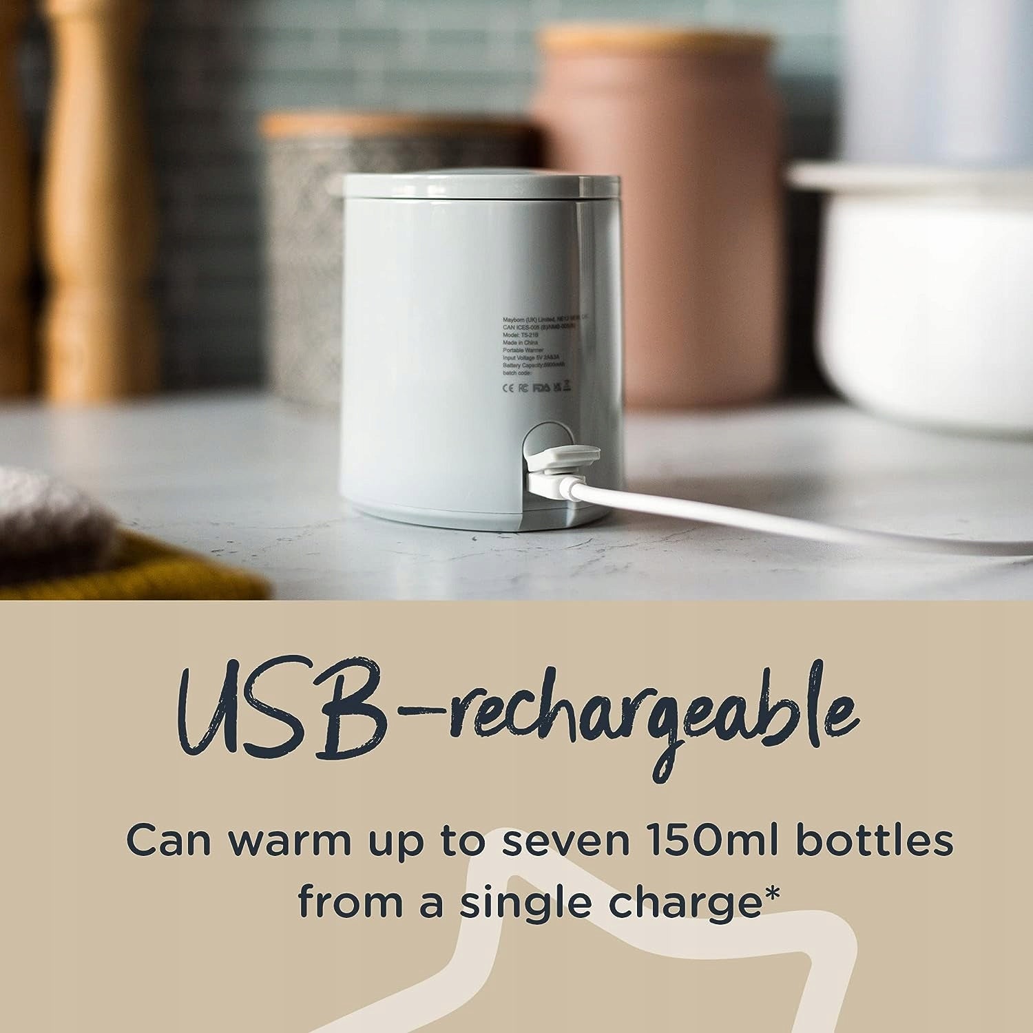 TOMMEE TIPPEE LetsGo podróżny podgrzewacz USB – zdjęcie produktu 6