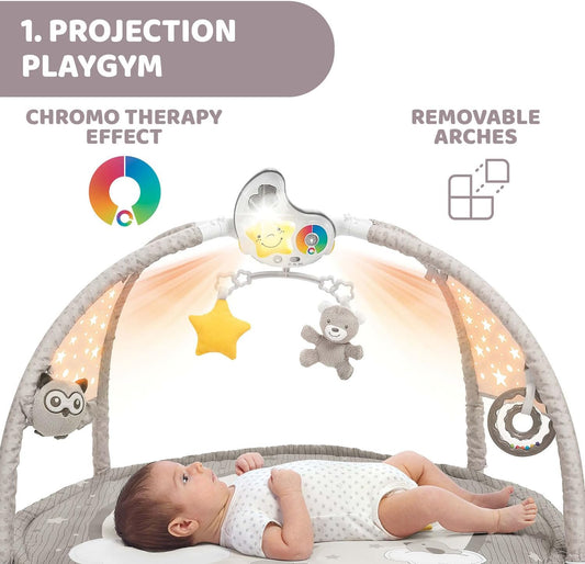CHICCO Enjoy Colors Gym mata edukacyjna 3w1 +  projektor