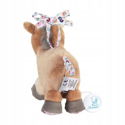 STERNTALER Poney Pauline cheval en peluche avec boîte à musique taille S