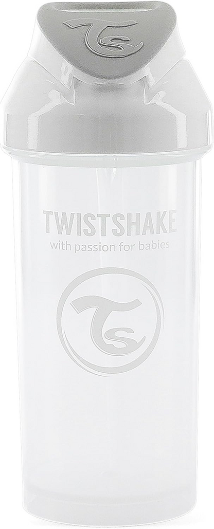 TWISTSHAKE Straw Cup ποτήρι με καλαμάκι που δεν στάζει 360 ml 6 μ+