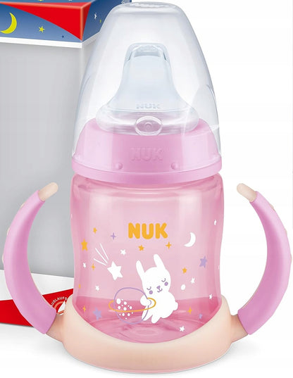 NUK Learner Cup HRNČEK 150 ml, ukazovateľ teploty, SVIETI V TME
